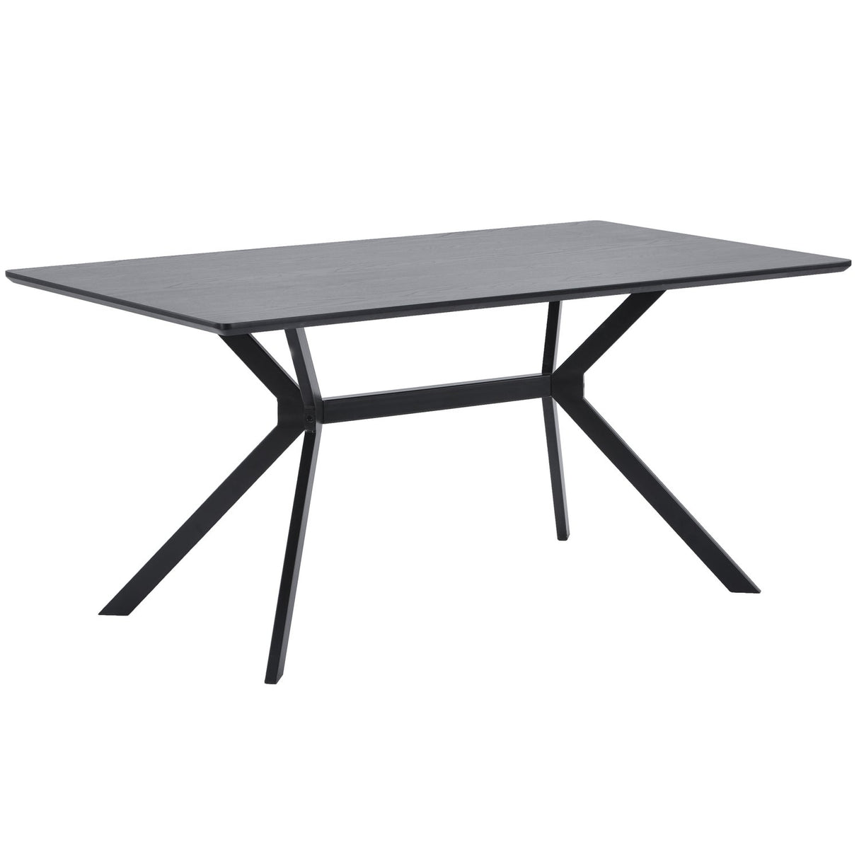 Bruno Eettafel Rechthoek Mdf Zwart 160x90 Cm van WOOOD – Luxe comfort op maat van PureWonen. Vraag naar de beste prijs.