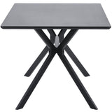 Bruno Eettafel Rechthoek Mdf Zwart 200x90 Cm van WOOOD – Luxe comfort op maat van PureWonen. Vraag naar de beste prijs.