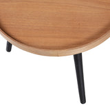 Mesa Bijzettafel M Hout Naturel 45x O45 van WOOOD – Luxe comfort op maat van PureWonen. Vraag naar de beste prijs.
