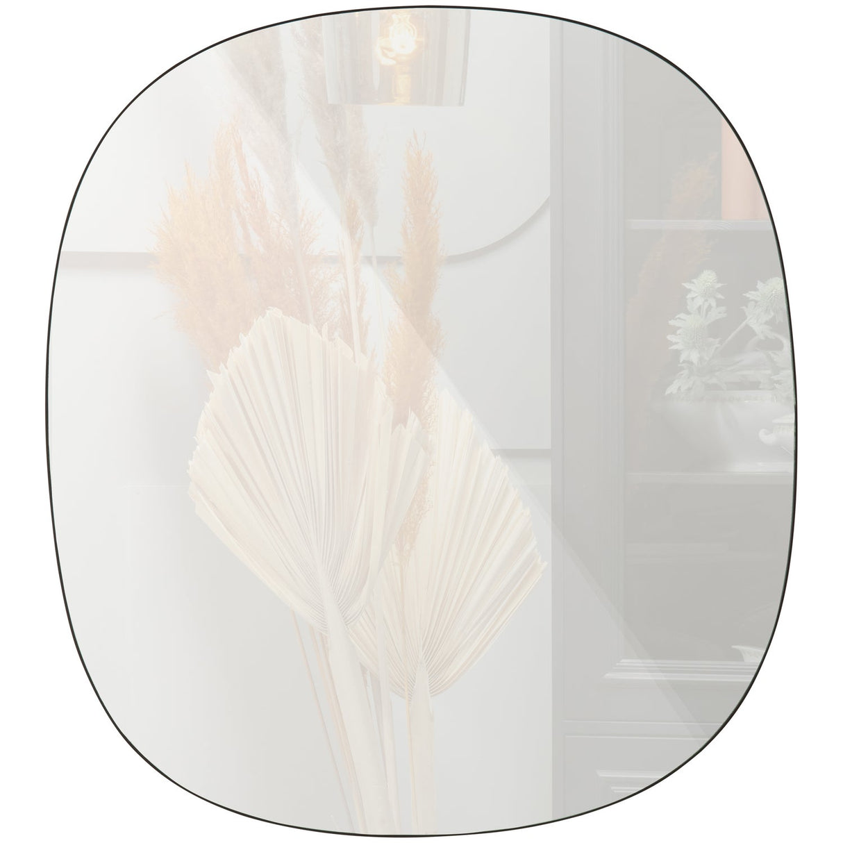 Philou Spiegel Zwart 60x55 Cm van WOOOD – Luxe comfort op maat van PureWonen. Vraag naar de beste prijs.