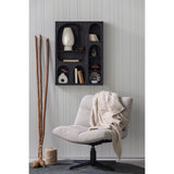 Vinny Draaifauteuil Boucle Zand van WOOOD – Luxe comfort op maat van PureWonen. Vraag naar de beste prijs.