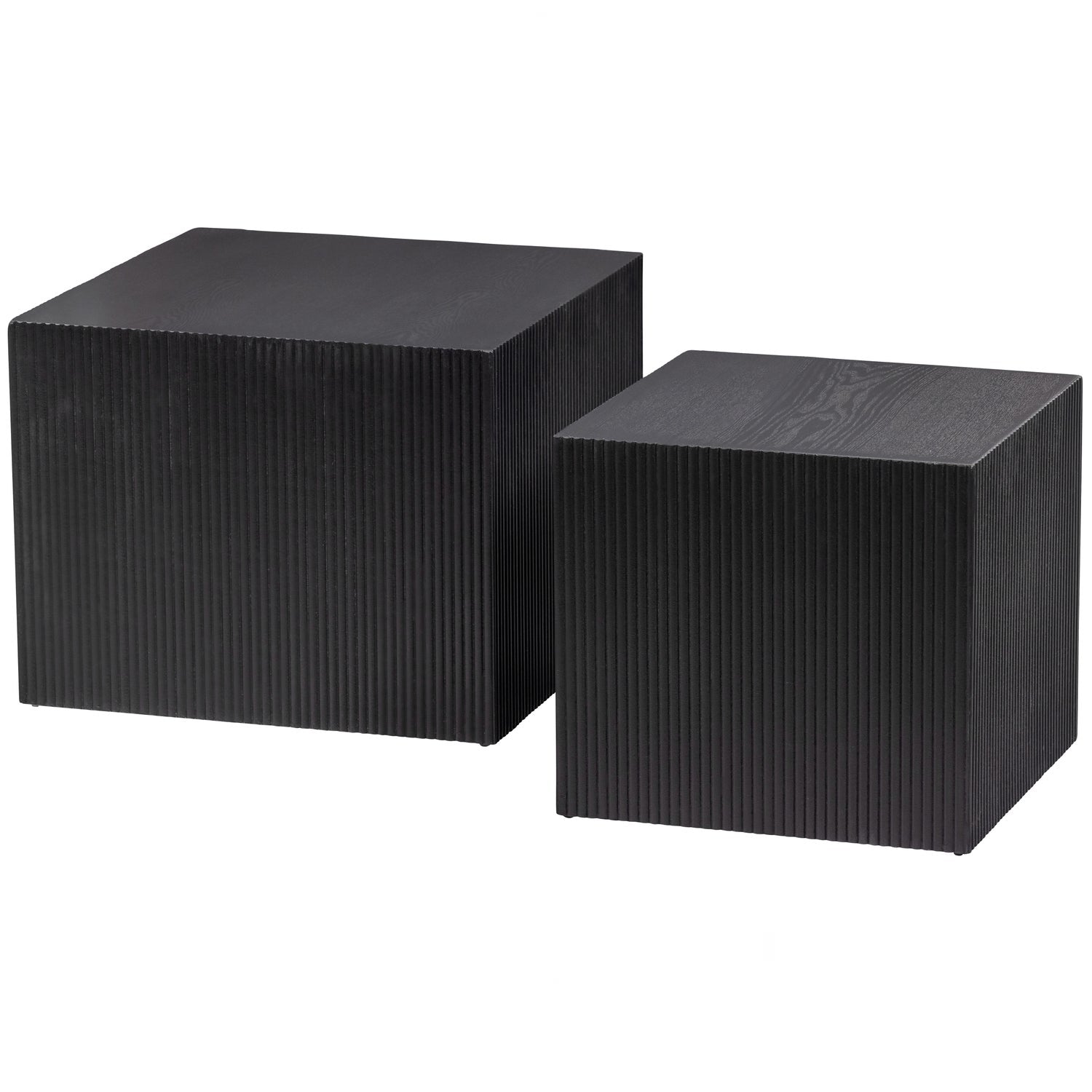 Set V 2 Sanne Bijzettafels Vierkant Zwart van WOOOD – Luxe comfort op maat van PureWonen. Vraag naar de beste prijs.