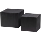 Set V 2 Sanne Bijzettafels Vierkant Zwart van WOOOD – Luxe comfort op maat van PureWonen. Vraag naar de beste prijs.
