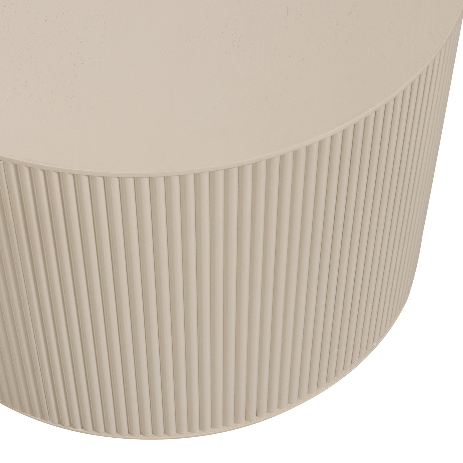 Sanne Bijzettafel Rond Antique Beige van WOOOD – Luxe comfort op maat van PureWonen. Vraag naar de beste prijs.