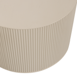 Sanne Bijzettafel Rond Antique Beige van WOOOD – Luxe comfort op maat van PureWonen. Vraag naar de beste prijs.