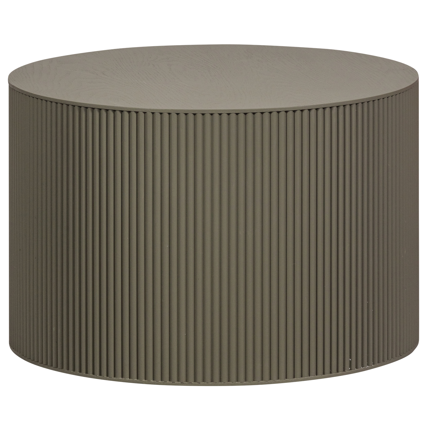 Sanne Bijzettafel Rond Militair Groen van WOOOD – Luxe comfort op maat van PureWonen. Vraag naar de beste prijs.