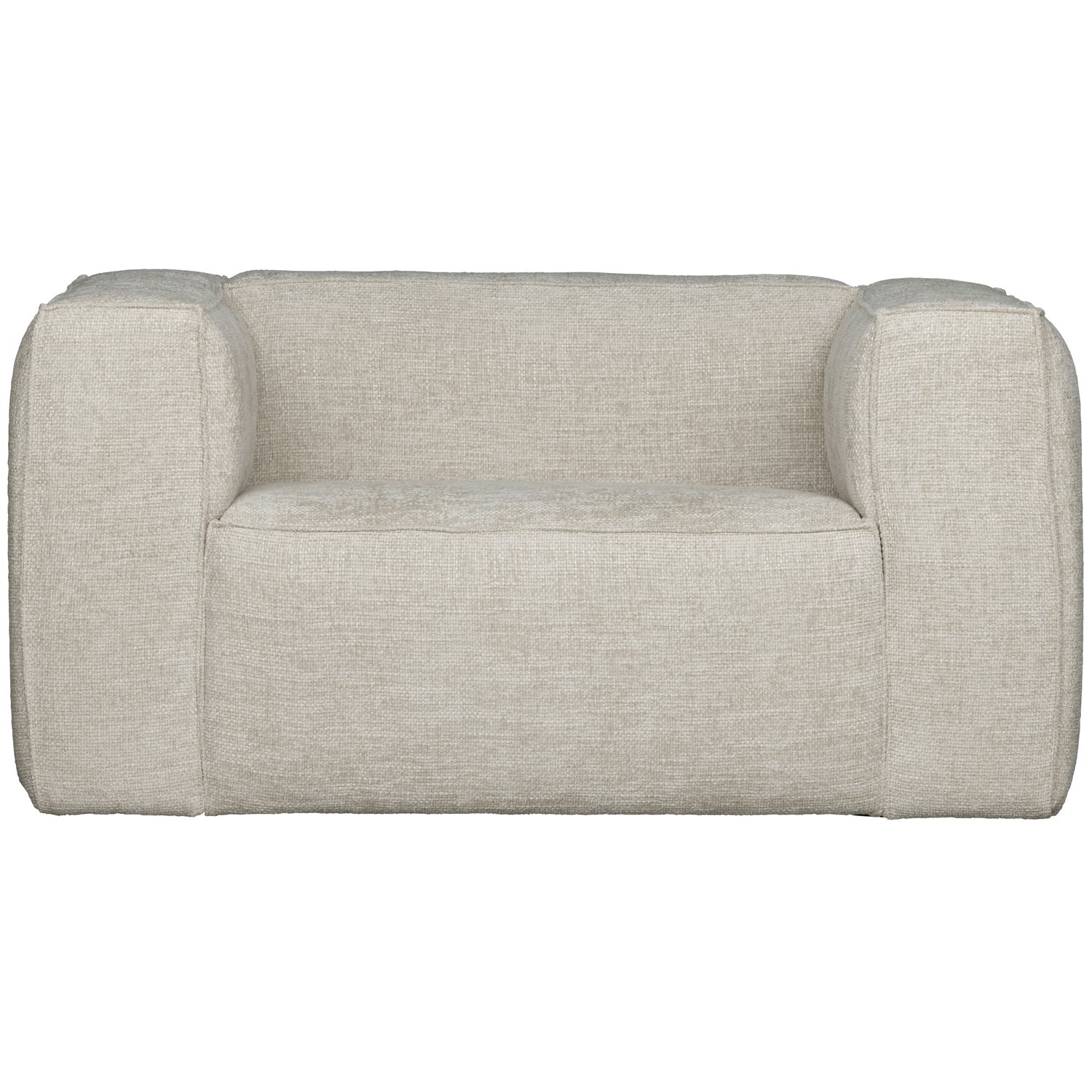 BEAN FAUTEUIL GROVE MELANGE STOF NATUREL van WOOOD – Luxe comfort op maat van PureWonen. Vraag naar de beste prijs.