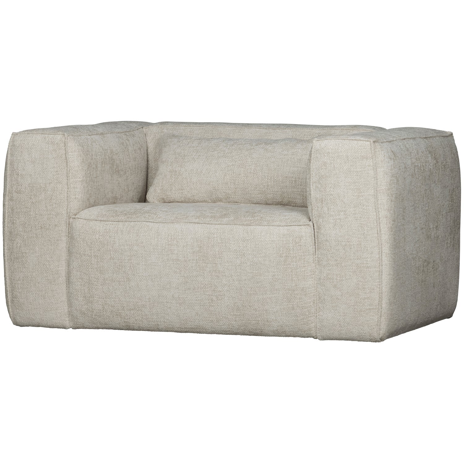BEAN FAUTEUIL GROVE MELANGE STOF NATUREL van WOOOD – Luxe comfort op maat van PureWonen. Vraag naar de beste prijs.