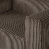 BEAN FAUTEUIL GROVE RIBSTOF MUD van WOOOD – Luxe comfort op maat van PureWonen. Vraag naar de beste prijs.