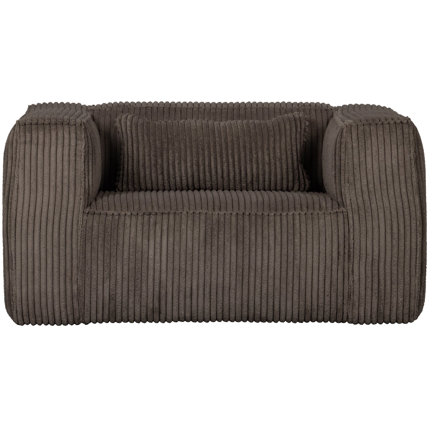 BEAN FAUTEUIL GROVE RIBSTOF MUD van WOOOD – Luxe comfort op maat van PureWonen. Vraag naar de beste prijs.
