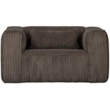 BEAN FAUTEUIL GROVE RIBSTOF MUD van WOOOD – Luxe comfort op maat van PureWonen. Vraag naar de beste prijs.