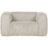 BEAN FAUTEUIL GROVE RIBSTOF NATUREL van WOOOD – Luxe comfort op maat van PureWonen. Vraag naar de beste prijs.