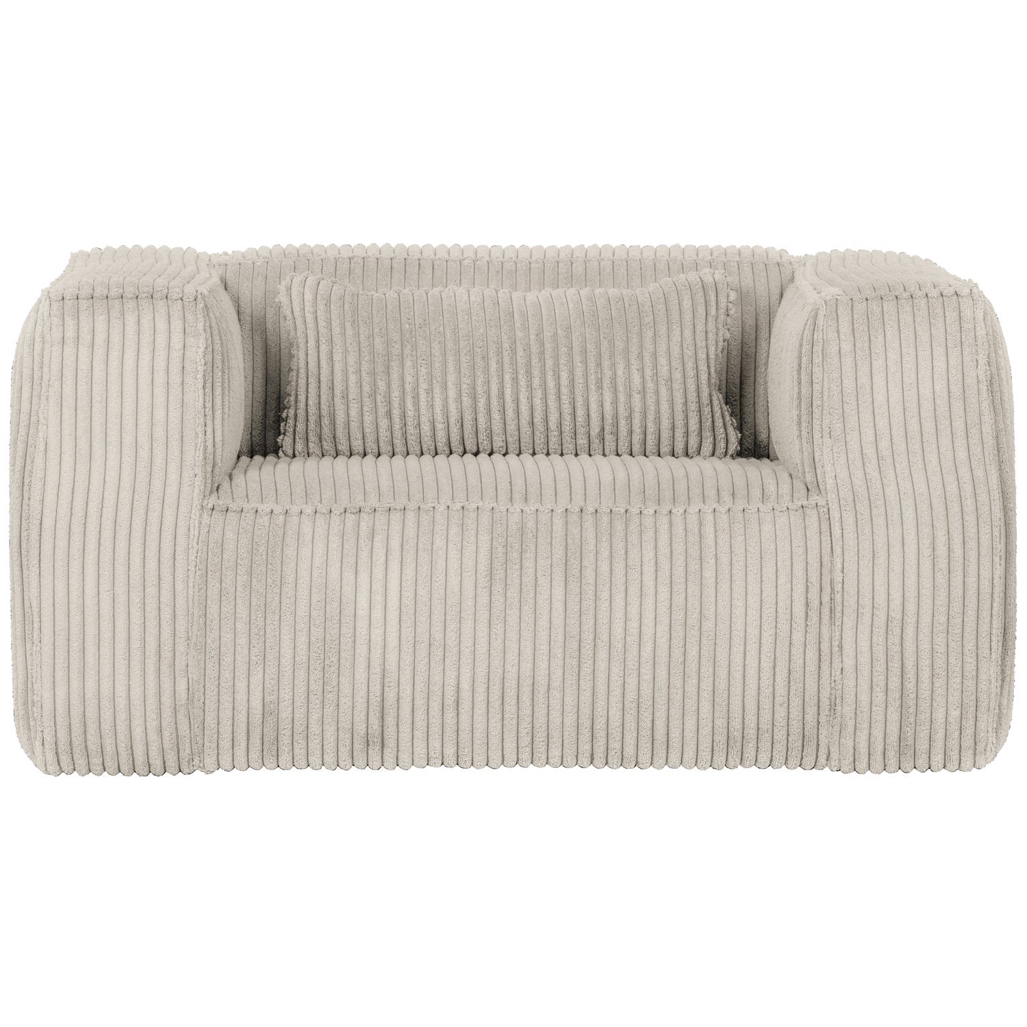 BEAN FAUTEUIL GROVE RIBSTOF NATUREL van WOOOD – Luxe comfort op maat van PureWonen. Vraag naar de beste prijs.