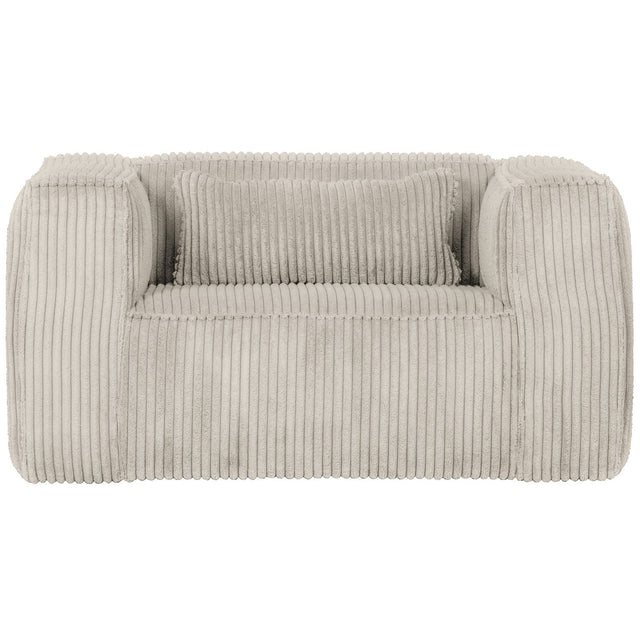 BEAN FAUTEUIL GROVE RIBSTOF NATUREL van WOOOD – Luxe comfort op maat van PureWonen. Vraag naar de beste prijs.