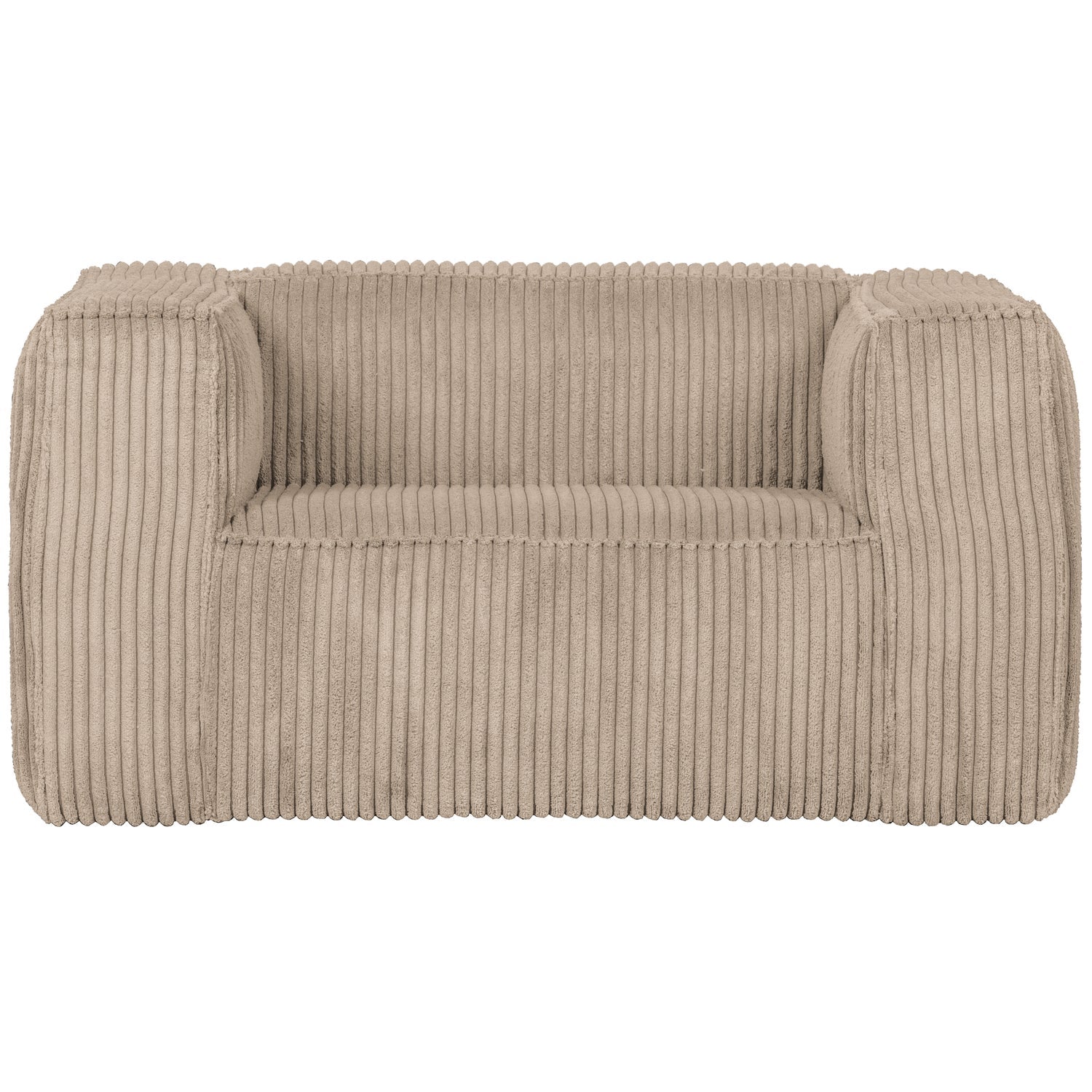 BEAN FAUTEUIL GROVE RIBSTOF TRAVERTIN van WOOOD – Luxe comfort op maat van PureWonen. Vraag naar de beste prijs.