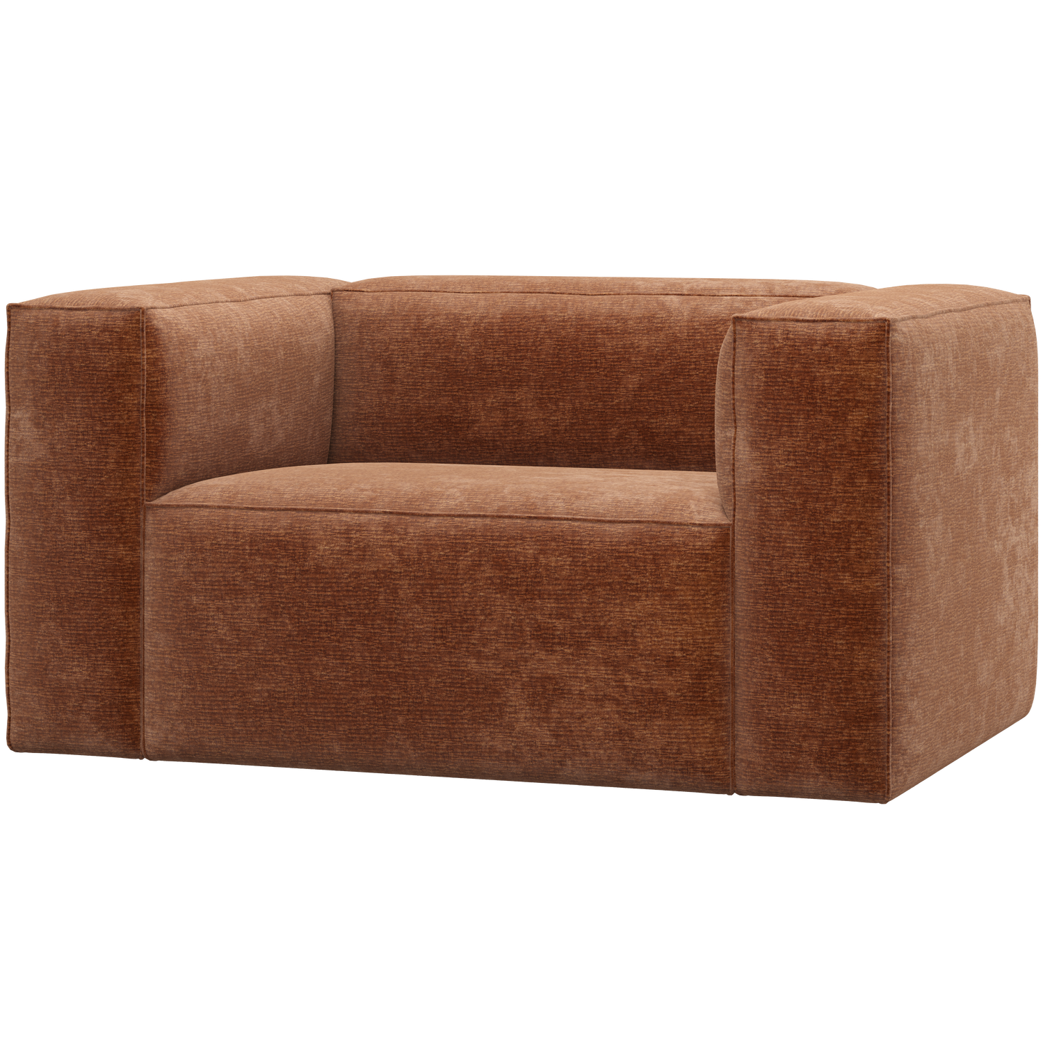 Bean Fauteuil Chenille Velvet Terra