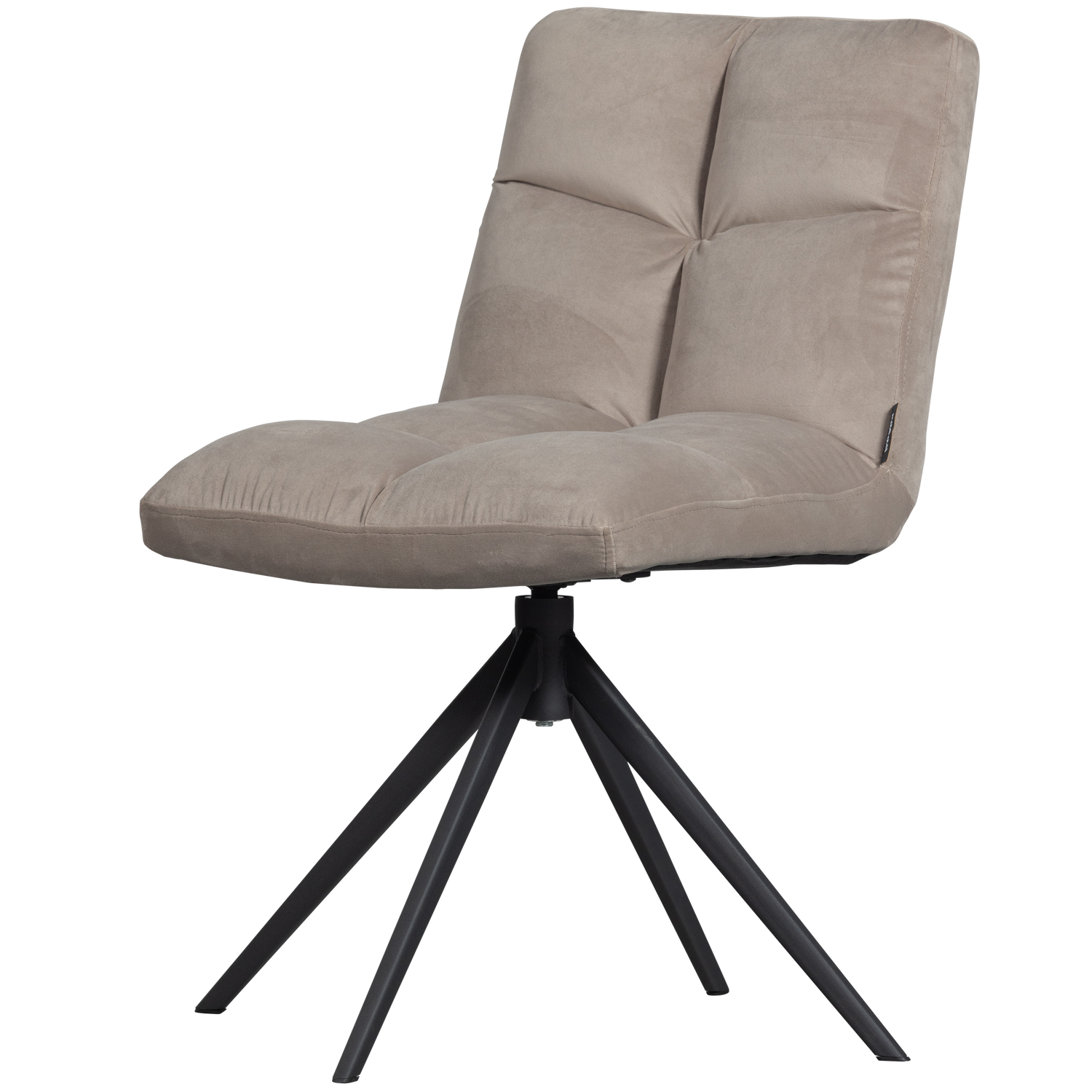 Vinny Draaistoel Velvet Zand van WOOOD – Luxe comfort op maat van PureWonen. Vraag naar de beste prijs.