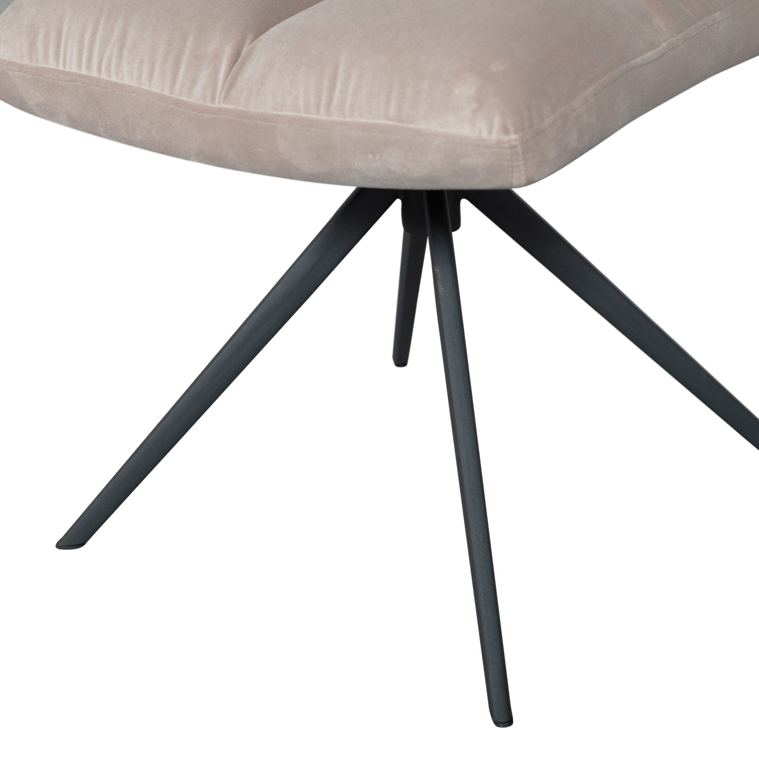 Vinny Draaistoel Velvet Zand van WOOOD – Luxe comfort op maat van PureWonen. Vraag naar de beste prijs.