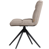 Vinny Draaistoel Velvet Zand van WOOOD – Luxe comfort op maat van PureWonen. Vraag naar de beste prijs.