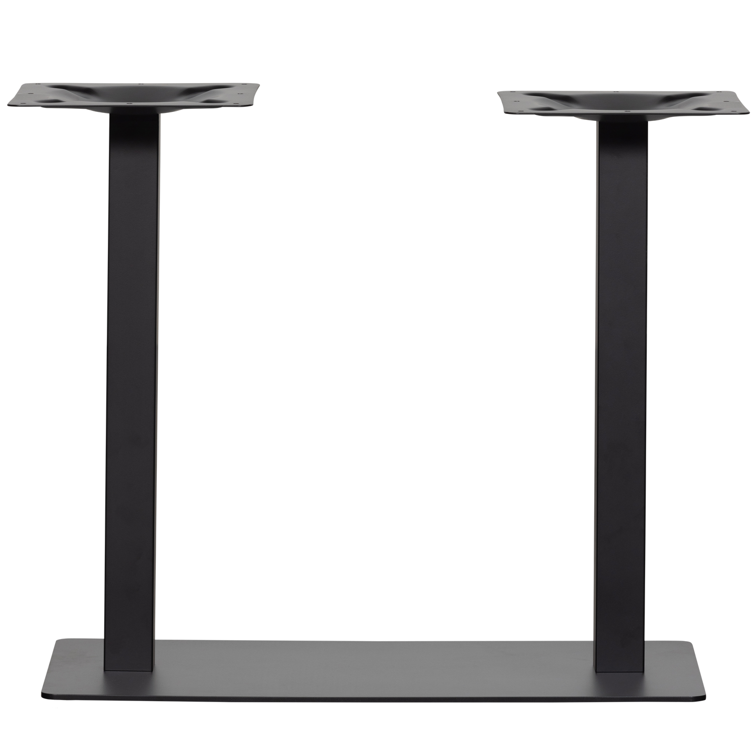 Bistro Dubbele Vierkante Buisvoet Metaal Zwart 72x80x40 Cm van WOOOD – Luxe comfort op maat van PureWonen. Vraag naar de beste prijs.