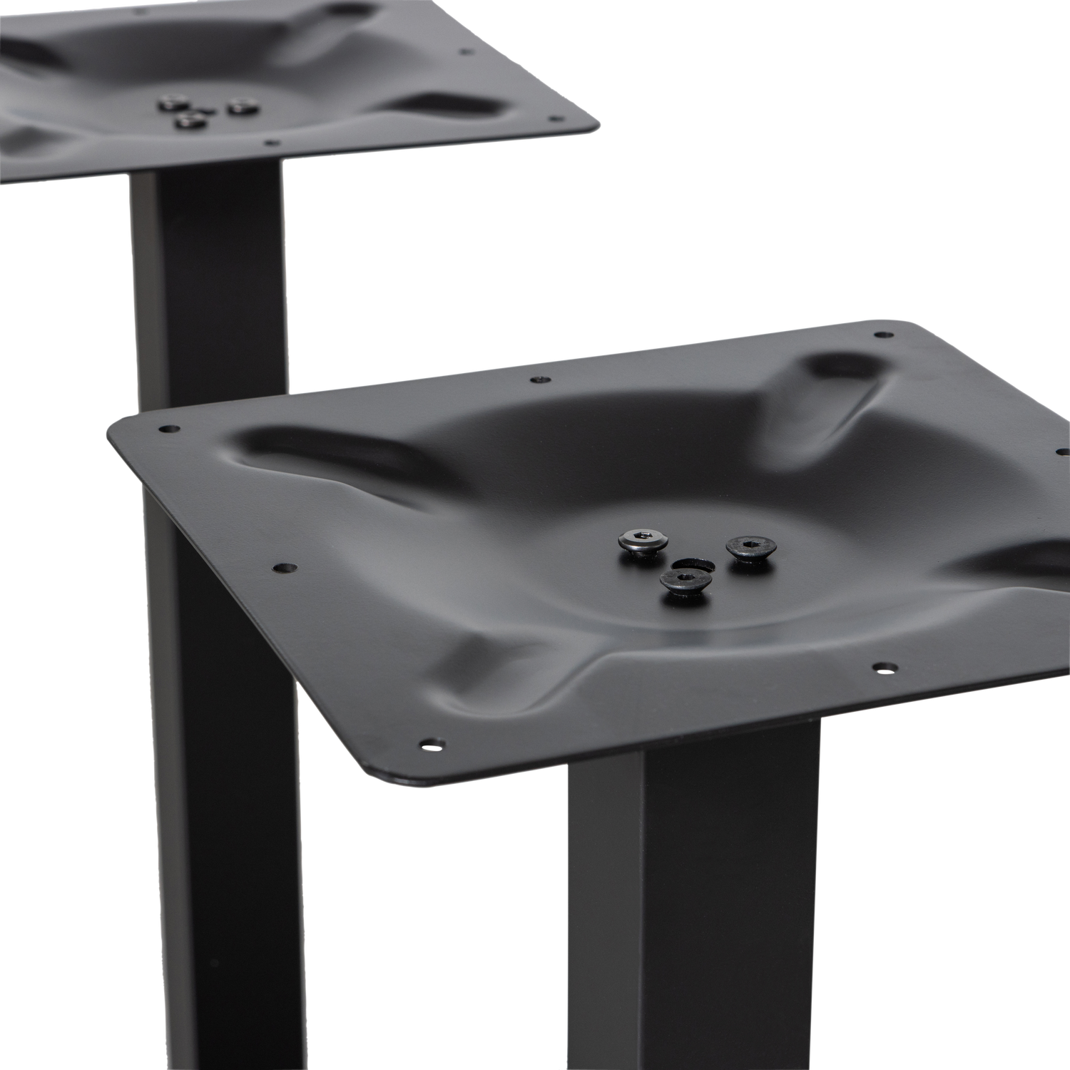 Bistro Dubbele Vierkante Buisvoet Metaal Zwart 72x80x40 Cm van WOOOD – Luxe comfort op maat van PureWonen. Vraag naar de beste prijs.