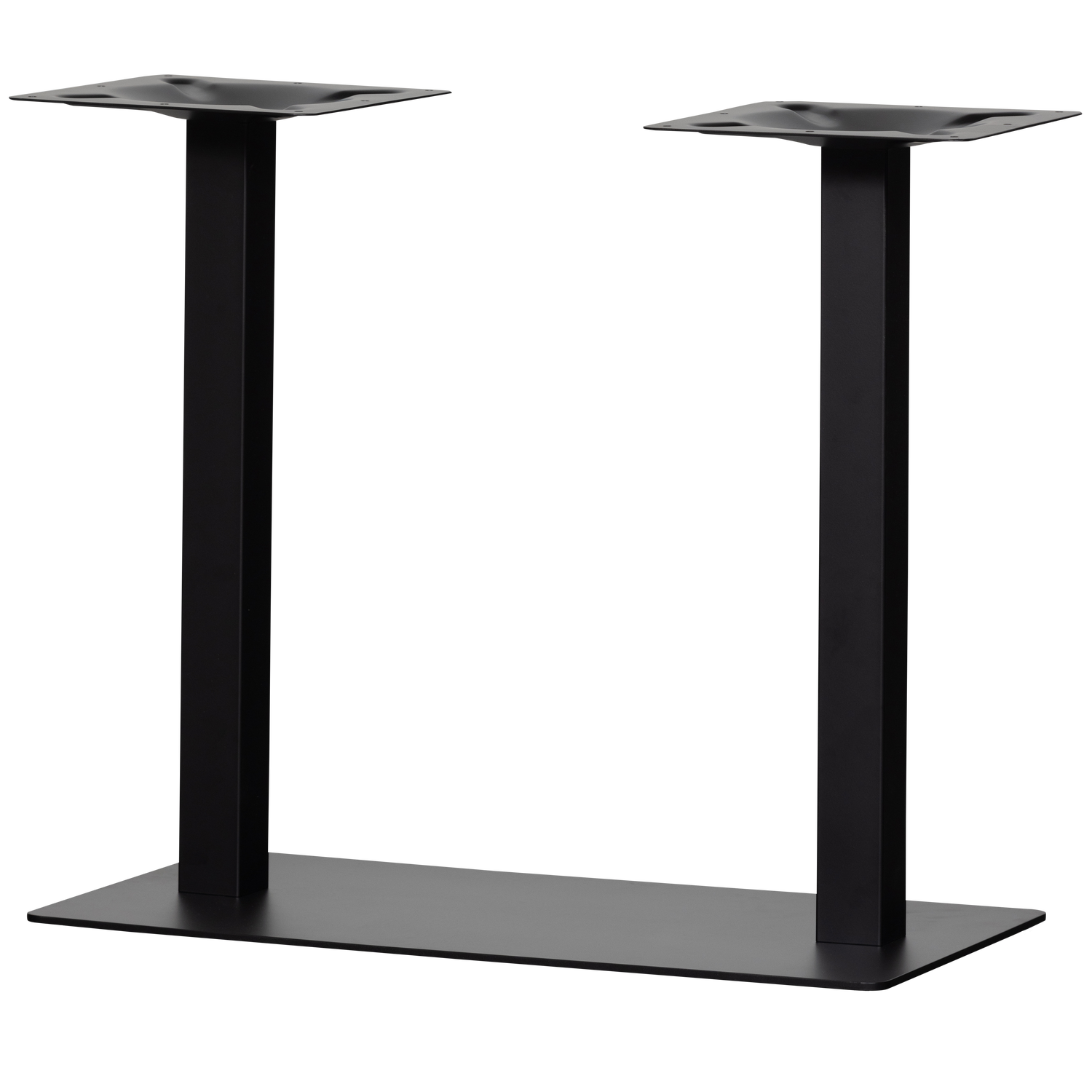 Bistro Dubbele Vierkante Buisvoet Metaal Zwart 72x80x40 Cm van WOOOD – Luxe comfort op maat van PureWonen. Vraag naar de beste prijs.