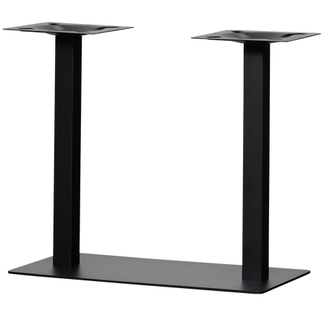 Bistro Dubbele Vierkante Buisvoet Metaal Zwart 72x80x40 Cm van WOOOD – Luxe comfort op maat van PureWonen. Vraag naar de beste prijs.
