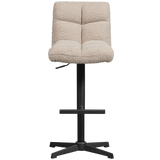 Vinny Draaibare Barstoel Boucle Zand van WOOOD – Luxe comfort op maat van PureWonen. Vraag naar de beste prijs.