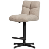 Vinny Draaibare Barstoel Boucle Zand van WOOOD – Luxe comfort op maat van PureWonen. Vraag naar de beste prijs.