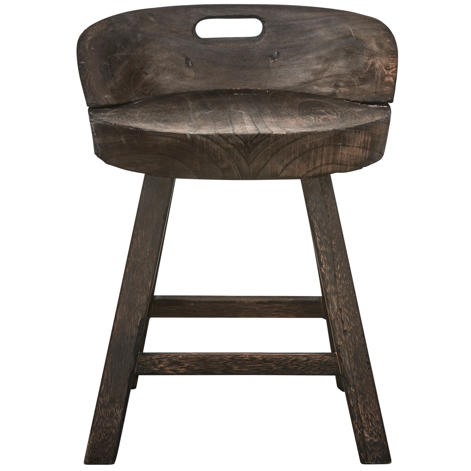 Rosalie Decoratieve Kruk/Stoel Hout Donkerbruin van WOOOD – Luxe comfort op maat van PureWonen. Vraag naar de beste prijs.