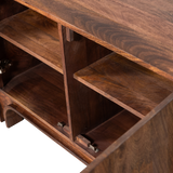 Staes Dressoir 4 Deurs Mango Hout Walnoot van WOOOD – Luxe comfort op maat van PureWonen. Vraag naar de beste prijs.