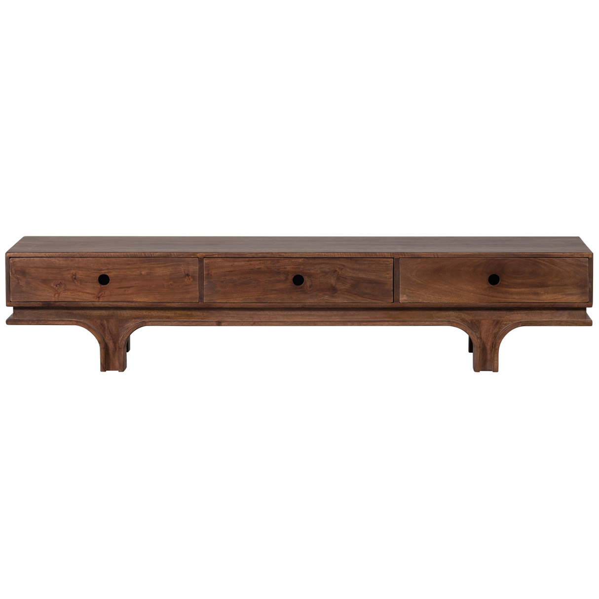 Staes Tv Meubel 3 Lades Mango Hout Walnoot van WOOOD – Luxe comfort op maat van PureWonen. Vraag naar de beste prijs.
