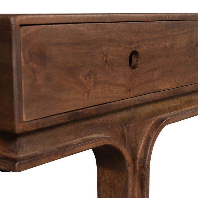 Staes Tv Meubel 3 Lades Mango Hout Walnoot van WOOOD – Luxe comfort op maat van PureWonen. Vraag naar de beste prijs.