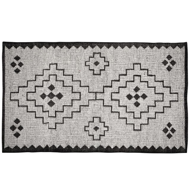 Omari Vloerkleed Wol/Jute Naturel/Zwart 160x230 Cm van WOOOD – Luxe comfort op maat van PureWonen. Vraag naar de beste prijs.