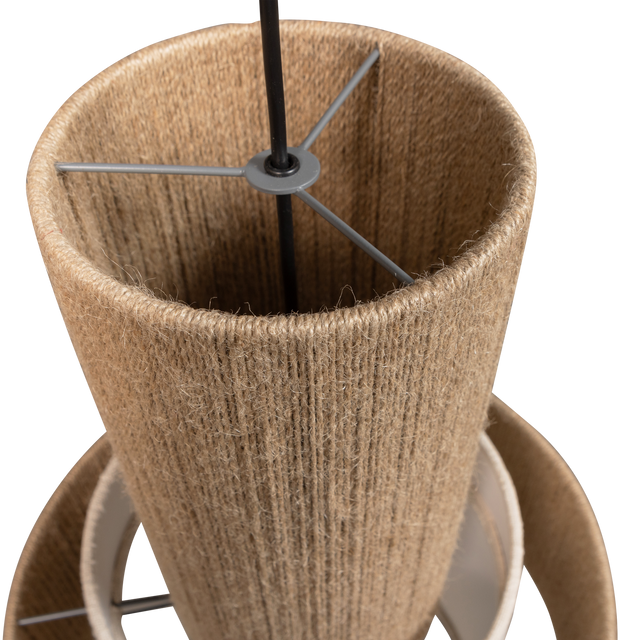 Omari Vloerkleed Wol/Jute Naturel/Zwart 160x230 Cm van WOOOD – Luxe comfort op maat van PureWonen. Vraag naar de beste prijs.