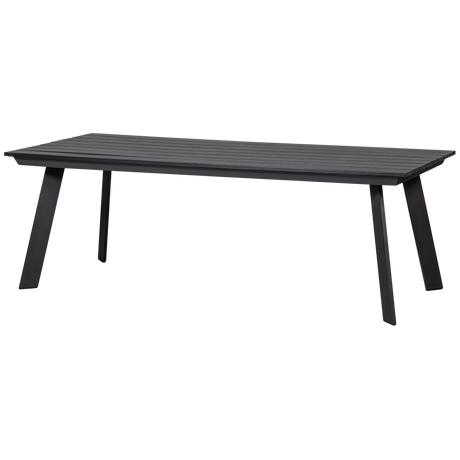 Veerle Tuintafel Aluminium/Polywood Antraciet 220x100 Cm van WOOOD – Luxe comfort op maat van PureWonen. Vraag naar de beste prijs.