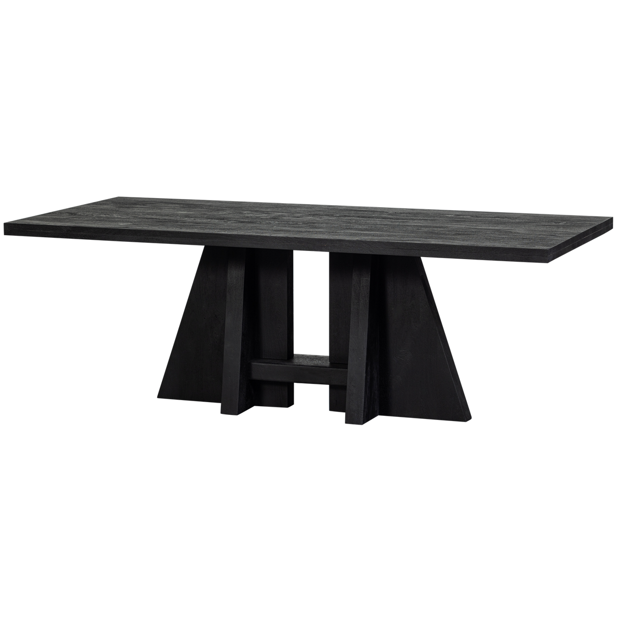 Kean Eettafel Met Middenpoot Mango Zwart 220x100 Cm van WOOOD – Luxe comfort op maat van PureWonen. Vraag naar de beste prijs.