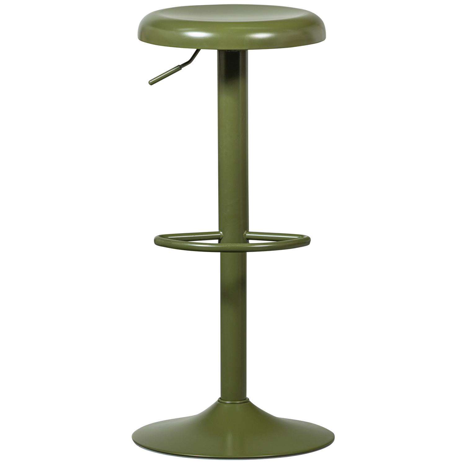 Isaac Barkruk Metaal Warm Groen van WOOOD – Luxe comfort op maat van PureWonen. Vraag naar de beste prijs.