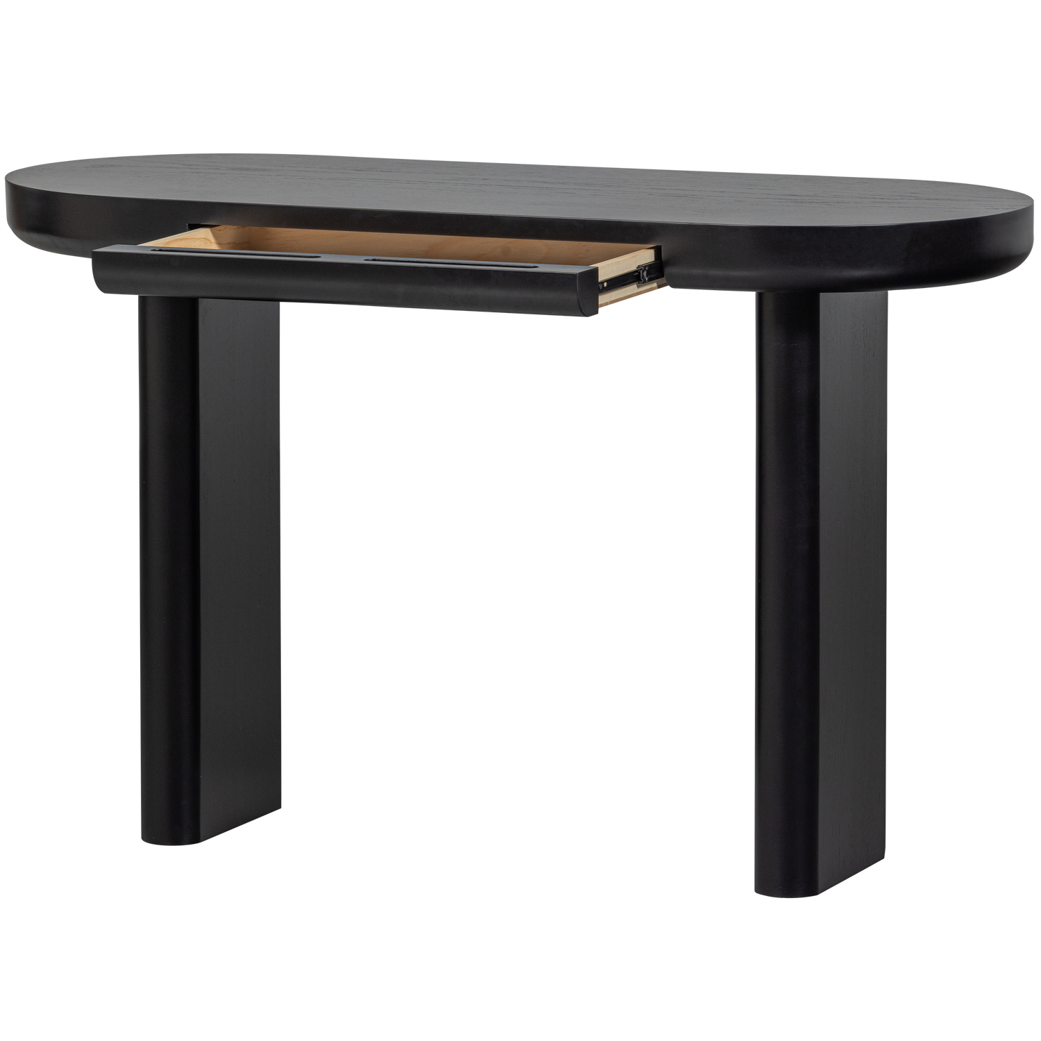 Mael Bureau/Sidetable Fineer Zwart van WOOOD – Luxe comfort op maat van PureWonen. Vraag naar de beste prijs.
