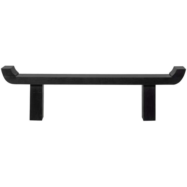 Lox Bankje Met Opstaande Randen Hout Zwart van WOOOD – Luxe comfort op maat van PureWonen. Vraag naar de beste prijs.