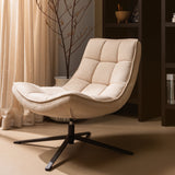 Maudi Draaifauteuil Naturel van WOOOD – Luxe comfort op maat van PureWonen. Vraag naar de beste prijs.