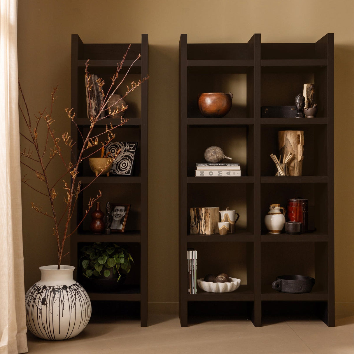 Timo Open Kast Mdf Donkerbruin 195x100x40 Cm van WOOOD – Luxe comfort op maat van PureWonen. Vraag naar de beste prijs.