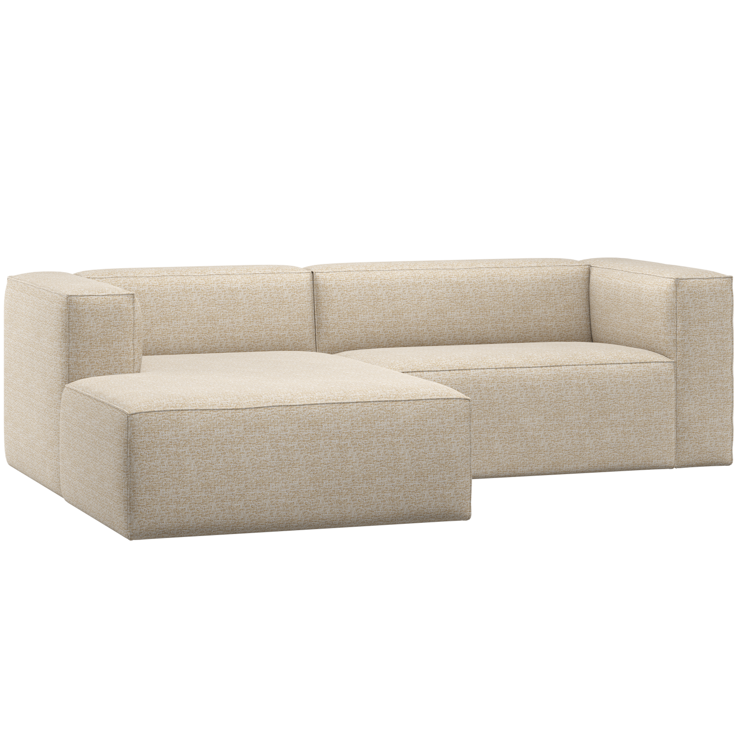 Bean Chaise Longue Bank Links Beige Melange