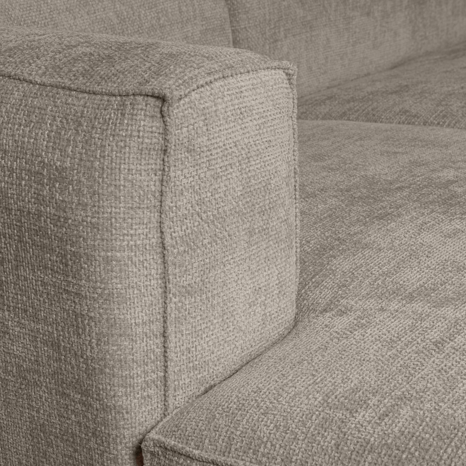 Bean Chaise Longue Links Grove Melange Travertin van WOOOD – Luxe comfort op maat van PureWonen. Vraag naar de beste prijs.