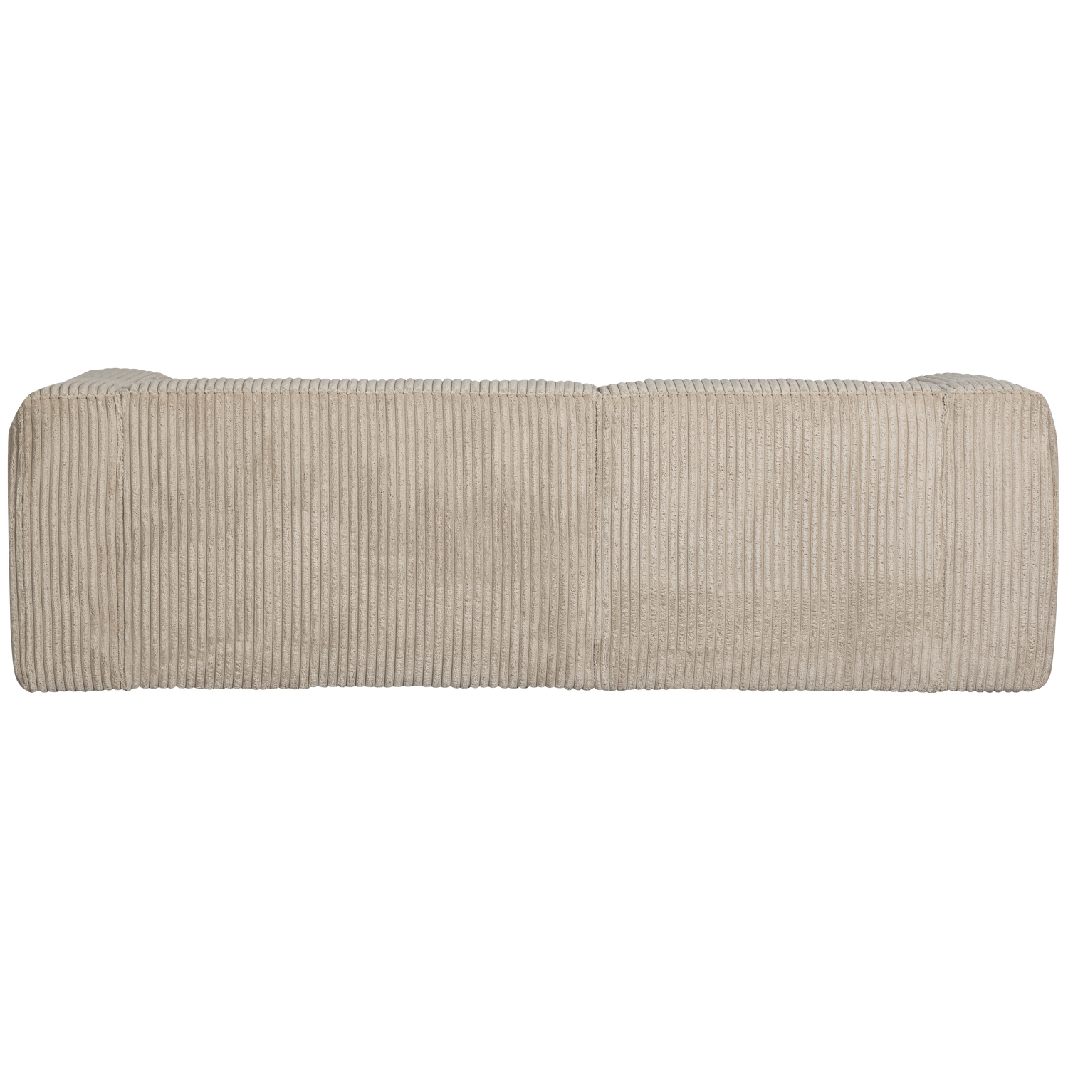 Bean Chaise Longue Links Grove Ribstof Travertin van WOOOD – Luxe comfort op maat van PureWonen. Vraag naar de beste prijs.