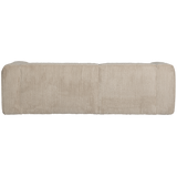 Bean Chaise Longue Links Grove Ribstof Travertin van WOOOD – Luxe comfort op maat van PureWonen. Vraag naar de beste prijs.