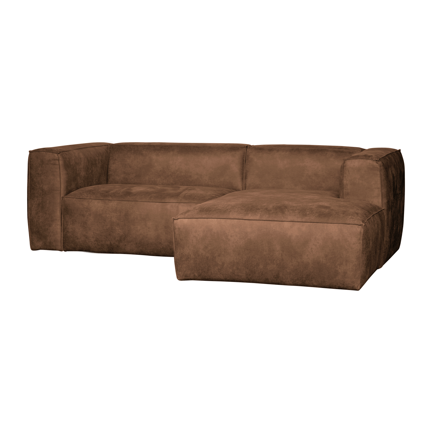 Bean Chaise Longue Bank Rechts Ecoleer Cognac