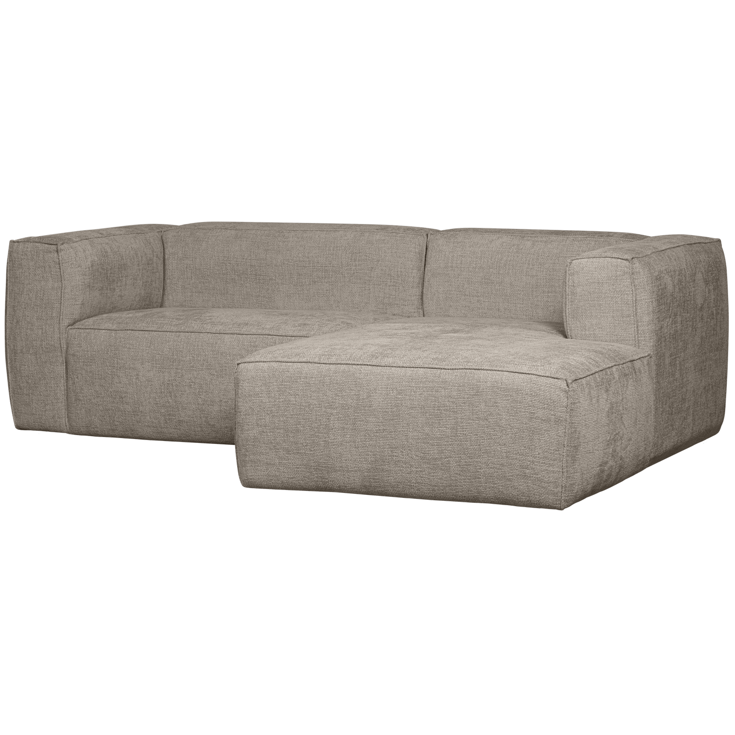 Bean Chaise Longue Rechts Grove Melange Travertin van WOOOD – Luxe comfort op maat van PureWonen. Vraag naar de beste prijs.