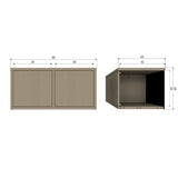 Turner Opbergbank Grenen Mud [Fsc] van WOOOD – Luxe comfort op maat van PureWonen. Vraag naar de beste prijs.