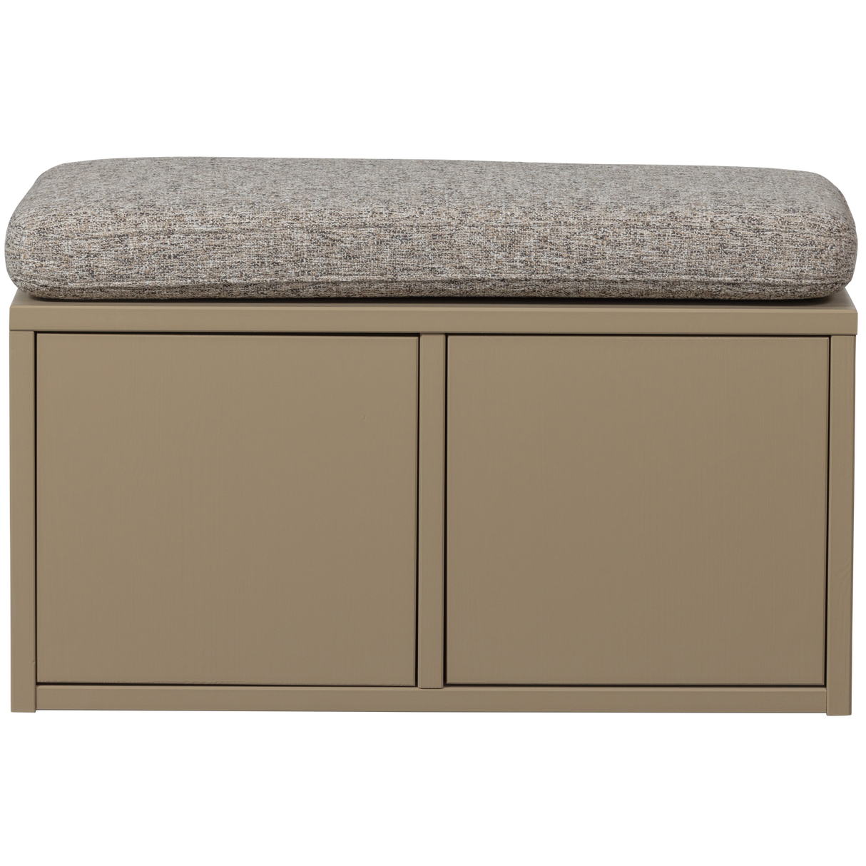 Turner Opbergbank Grenen Mud Met Zitkussen Khaki [Fsc] van WOOOD – Luxe comfort op maat van PureWonen. Vraag naar de beste prijs.